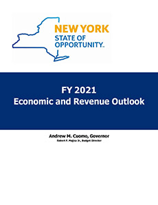 FY 2021 Economic and Revenue Outlook Cover